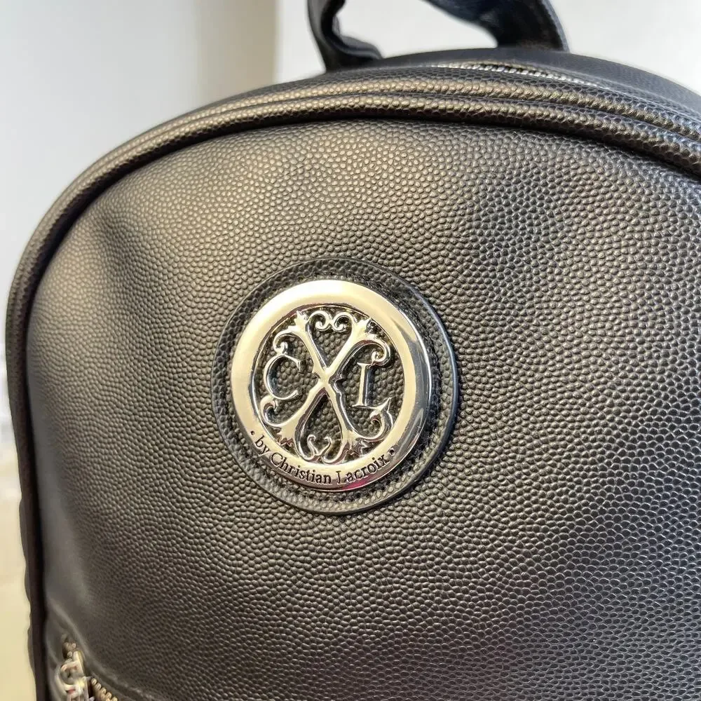 CXL Christian Lacroix Pine Caviar Backpack Black NWT